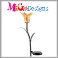 Günstige Großhandel Blume geformt Solar Light Metal Garden Stake